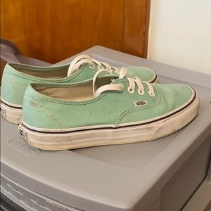 teal vans